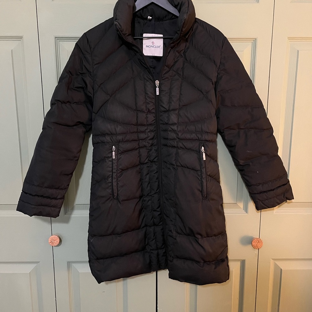 Moncler long black Puffer Jacket